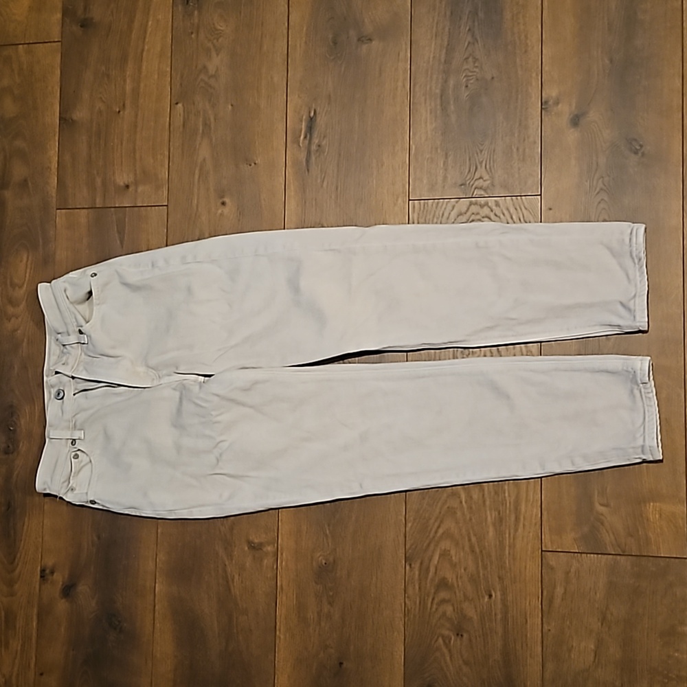 American Eagle cream denim pants sz 0
